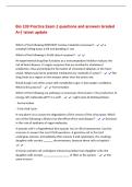Bio 103 Practice Exam 2 questions and answers Graded&NewLine;A&plus;&vert; latest update&NewLine;Which of the following DOES NOT involve metabolic processes&quest; - a&NewLine;snowball rolling down a hill and doubling in size&NewLine;Which of the following is FALSE about enzymes&quest; -&NewLine;An experimental