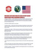 NEVADA LIFE AND HEALTH 2026 STUDY GUIDE QUESTIONS AND ANSWERS SURE A&period;pdf