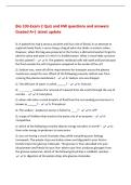 Bio 103-Exam 2 Quiz and HW questions and answers&NewLine;Graded A&plus;&vert; latest update&NewLine;Q&colon; A patient has had a serious accident and lost a lot of blood&period; In an attempt to&NewLine;replenish body fluids&comma; a nurse hangs a bag of what she thinks is isotonic saline&period;&NewLine;However&comma; when
