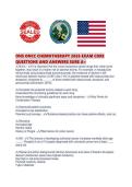 ONS ONCC CHEMOTHERAPY 2026 EXAM CORE QUESTIONS AND ANSWERS SURE A&period;pdf