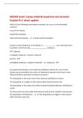BIO103 exam 2 prep material questions and answers&NewLine;Graded A&plus;&vert; latest update&NewLine;Which of the following fermentation methods can occur in animal skeletal&NewLine;muscles&quest;&NewLine;none of the choices&NewLine;alcohol fermentation&NewLine;lactic acid fermentation - lactic acid fermentation