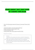 NSG 100 EXAM 1 REVIEW QUESTIONS AND CORRECT ANSWERS