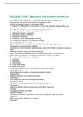 BIO 1108 EXAM 1 questions and answers Graded A&plus;&NewLine;The "RNA World" hypothesis is considered plausible because RNA can&colon;&NewLine;Store genetic information and catalyze chemical reactions&NewLine;correct sequence of events in the origin of life&quest;&NewLine;1&period; synthesThe