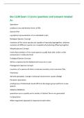Bio 1108 Exam 1 Uconn questions and answers Graded&NewLine;A&plus;&NewLine;Speciation&NewLine;produces new and distinct forms of life&NewLine;Species Plot&NewLine;a graphical representation of an individuals traits&NewLine;Biological Species Concept&NewLine;members of the same species are capable of reproduc