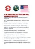 CLTM EXAM STUDY 2026 GUIDE QUESTIONS AND ANSWERS SURE A&period;pdf