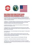 NHA CMAA 2026 CORE STUDY GUIDE QUESTIONS AND ANSWERS SURE A&period;pdf
