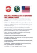 NHA CMAA PRACTICE EXAMS TIP QUESTIONS AND ANSWERS SURE A&period;pdf