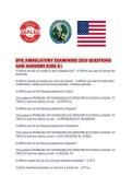 EPIC AMBULATORY EXAMINERS 2026 QUESTIONS AND ANSWERS SURE A&period;pdf