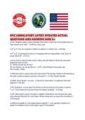 EPIC AMBULATORY LATEST UPDATED ACTUAL QUESTIONS AND ANSWERS SURE A&period;pdf