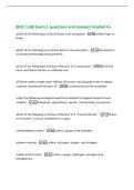 BIOL 1108 Exam 1 questions and answers Graded A&plus;&NewLine;which of the following is a biotic factor in an ecosystem -a fallen log in a&NewLine;forest&NewLine;which of the following is an abiotic factor in an ecosystem -atmospheric&NewLine;O2 produced through photosynthesis&NewLine;which of 