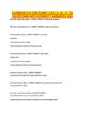 CLEMSON CH-1020 EXAM 3 &lpar;CH 15&comma; 16&comma; 17&comma; 19&rpar; &NewLine;QUESTIONS WITH CORRECT ANSWERS 2026