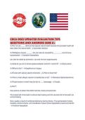 CDCA OSCE UPDATED EVALUATION TIPS QUESTIONS AND ANSWERS SURE A&period;pdf