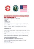 CDCA OSCE 2026 CORE EXAMINATION QUESTIONS AND ANSWERS SURE A&period;pdf