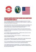NNAAP NURSE AIDE STUDY GUIDE 2026 QUESTIONS AND ANSWERS SURE A&period;pdf