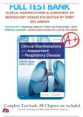 Clinical Manifestations and Assessment of Respiratory Disease &lpar;9th Edition&rpar; &ndash; Terry Des Jardins & George G&period; Burton &vert; Complete Respiratory Therapy and Pulmonary Assessment Study Guide
