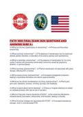 PATH 1000 FINAL EXAM 2026 QUESTIONS AND ANSWERS SURE A&period;pdf