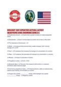BIOLOGY 1201 UPDATED ACTUAL LATEST QUESTIONS AND ANSWERS SURE A&period;pdf