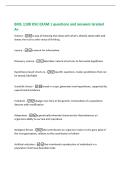 BIOL 1108 KSU EXAM 1 questions and answers Graded&NewLine;A&plus;&NewLine;Science -a way of knowing that deals with what is directly observable and&NewLine;leaves the rest to other ways of thinking&NewLine;Inquiry -a search for information&NewLine;Discovery science -describes natural structures