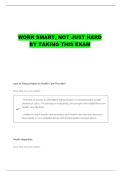 NSG 152 HEALTH CARE DISPARITIES QUESTIONS AND CORRECT ANSWERS
