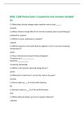 BIOL 1108 Pucko Exam 3 questions and answers Graded&NewLine;A&plus;&NewLine;&lpar;1&rpar; What does climate change makes weather events more &lowbar;&lowbar;&lowbar;&lowbar;&lowbar;&period;&NewLine;episodic&NewLine;&lpar;1&rpar; When climate change effects the climate envelope where would they go&quest;&NewLine;poleward or upward&NewLine;&lpar;1&rpar; Which is easier- poleward 