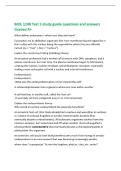 BIOL 1108 Test 3 study guide questions and answers&NewLine;Graded A&plus;&NewLine;What defines eukaryotes &plus; what must they also have&quest;&NewLine;Eukaryotes are by definition organisms that have membrane-bound organelles in&NewLine;their cell&lpar;s&rpar; with the nucleus being the organelle for which
