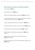 BIOL 1108k Test 1questions and answers Graded A&plus;&NewLine;common ancestry -unity&NewLine;genetic change over time -diversity&NewLine;differences in DNA among individuals in a population -genetic variation&NewLine;an ancestral population splits into two or more genetically distinct&comma; r