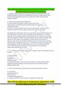 Nurs Ahima Rhia Exam Preperation Questions with Verified Guaranteed A&plus; Answers