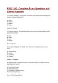 PSYC 140 &vert; Complete Exam Questions and Correct Answers &lpar;2026&sol;2027&rpar; Verified Answers