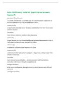 BIOL-1108 Exam 2 materials questions and answers&NewLine;Graded A&plus;&NewLine;parsimony &lpar;Occam's razor&rpar;&NewLine;a scientific preference to explain data with the simplest possible explanation or&NewLine;with the explanation requiring the fewest assumptions&NewLine;synapomorphy&NewLine;an apomo