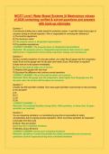 NICET Level I Water-Based Systems &vert;A Masterpiece release  of 2026 containing verified & solved questions and answers with back-up rationales