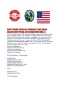 SWIFT RIVER MEDICAL SURGICAL CORE MAIN EXAMS QUESTIONS AND ANSWERS SURE A&period;pdf
