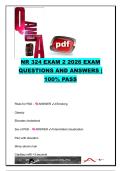 NR 324 Exam 2 &lpar;180&plus; Questions&rpar; &ndash; Heart Failure&comma; ACS&comma; Hypertension&comma; Atrial Fibrillation&comma; PAD & DVT &vert; Chamberlain University Adult Health 2026 Exam