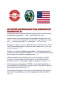 NYC MASTER ELECTRICIAN 2026 EXAM QUESTIONS AND ANSWERS SURE A&period;pdf