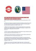 NYC MASTER ELECTRICIAN EVALUATION EXAM 2026 QUESTIONS AND ANSWERS SURE A&period;pdf