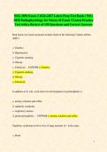 Bundle for NSG 3850 Pathophysiology for Nurses II Exams 1&comma; 2&comma; and 3 Latest Practice Tests with a Review of 580 Questions and Correct Answers&sol; NSG 3850 Exams 1-3 2026-2027 Latest Prep Test Bank