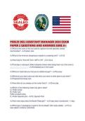 PUBLIX DELI ASSISTANT MANAGER 2026 EXAM PAPER 2 QUESTIONS AND ANSWERS SURE A&period;pdf