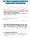 USPS FINAL TEST 2026 QUESTIONS WITH&NewLine;CORRECT ANSWERS GRADED A&plus;