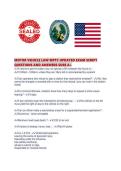 MOTOR VEHICLE LAW MPTC UPDATED EXAM SCRIPT QUESTIONS AND ANSWERS SURE A&period;pdf
