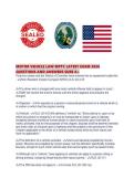 MOTOR VEHICLE LAW MPTC LATEST EXAM 2026 QUESTIONS AND ANSWERS SURE A&period;pdf