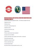 MOTOR VEHICLE LAW ACTUAL UPDATED QUESTIONS AND ANSWERS SURE A&period;pdf
