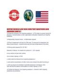 MOTOR VEHICLE LAW 2026 CORE TEST QUESTIONS AND ANSWERS SURE A&period;pdf