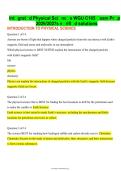 Integrated Physical Sciences WGU C165 Exam Prep 2026&sol;2027 &vert; Verified Solutions