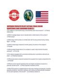 JEPPESEN PRIVATE PILOT ACTUAL FINAL EXAM QUESTIONS AND ANSWERS SURE A&period;pdf