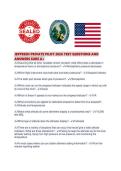 JEPPESEN PRIVATE PILOT 2026 TEST QUESTIONS AND ANSWERS SURE A&period;pdf