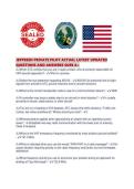 JEPPESEN PRIVATE PILOT ACTUAL LATEST UPDATED QUESTIONS AND ANSWERS SURE A&period;pdf