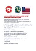 JEPPESEN PRIVATE PILOT MAIN EXAMINATION SET QUESTIONS AND ANSWERS SURE A&period;pdf