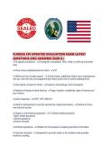 FLORIDA CPI UPDATED EVALUATION EXAM LATEST QUESTIONS AND ANSWERS SURE A&period;pdf