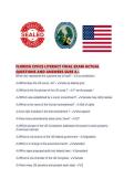 FLORIDA CIVICS LITERACY FINAL EXAM ACTUAL QUESTIONS AND ANSWERS SURE A&period;pdf