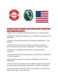 FLORIDA CIVICS LITERACY 2026 EXAM SCRIPT QUESTIONS AND ANSWERS SURE A&period;pdf