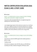NMTCB CERTIFICATION EVALUATION 2026&NewLine;EXAM Q AND A STUDY GUIDE